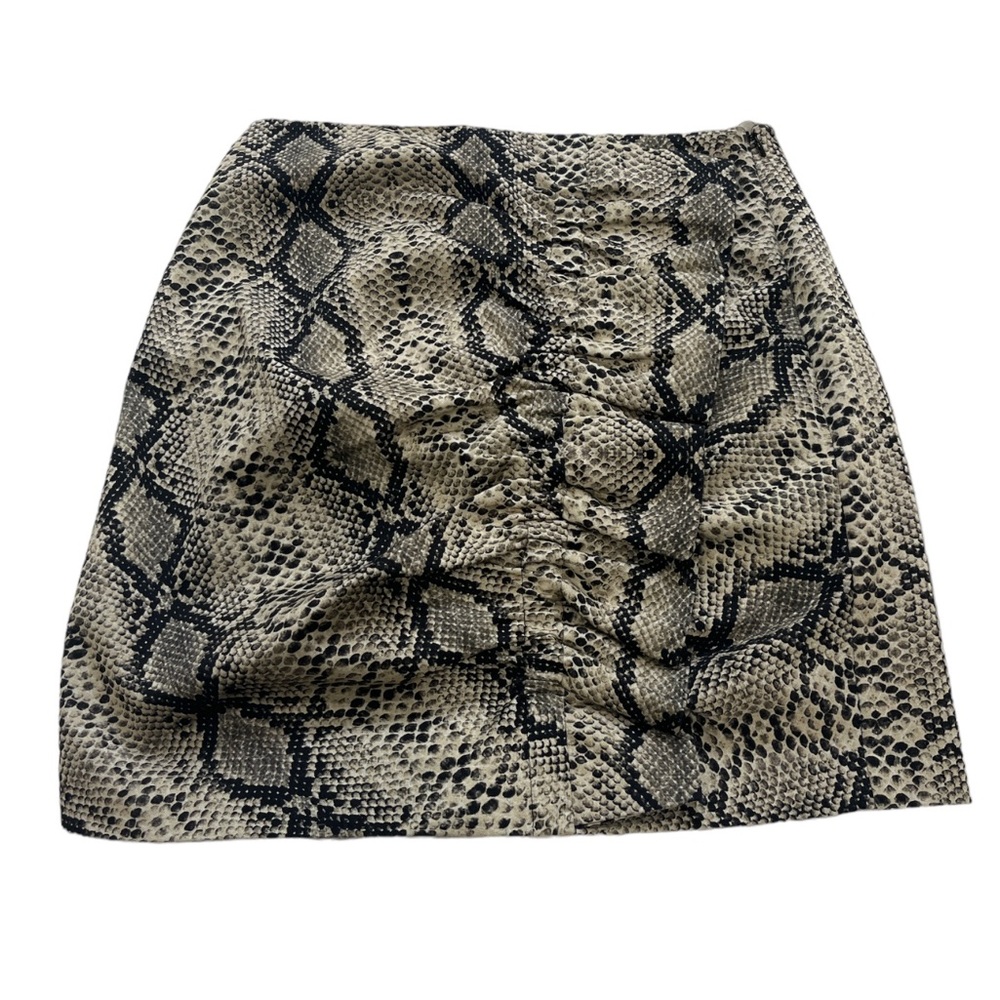 Zara Snakeskin Skirt